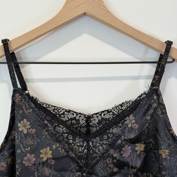 Idyllwind Cami Tank Women's M Floral Print Lace Trim Western Cowgirl Rustic Sexy - Picture 3 of 7